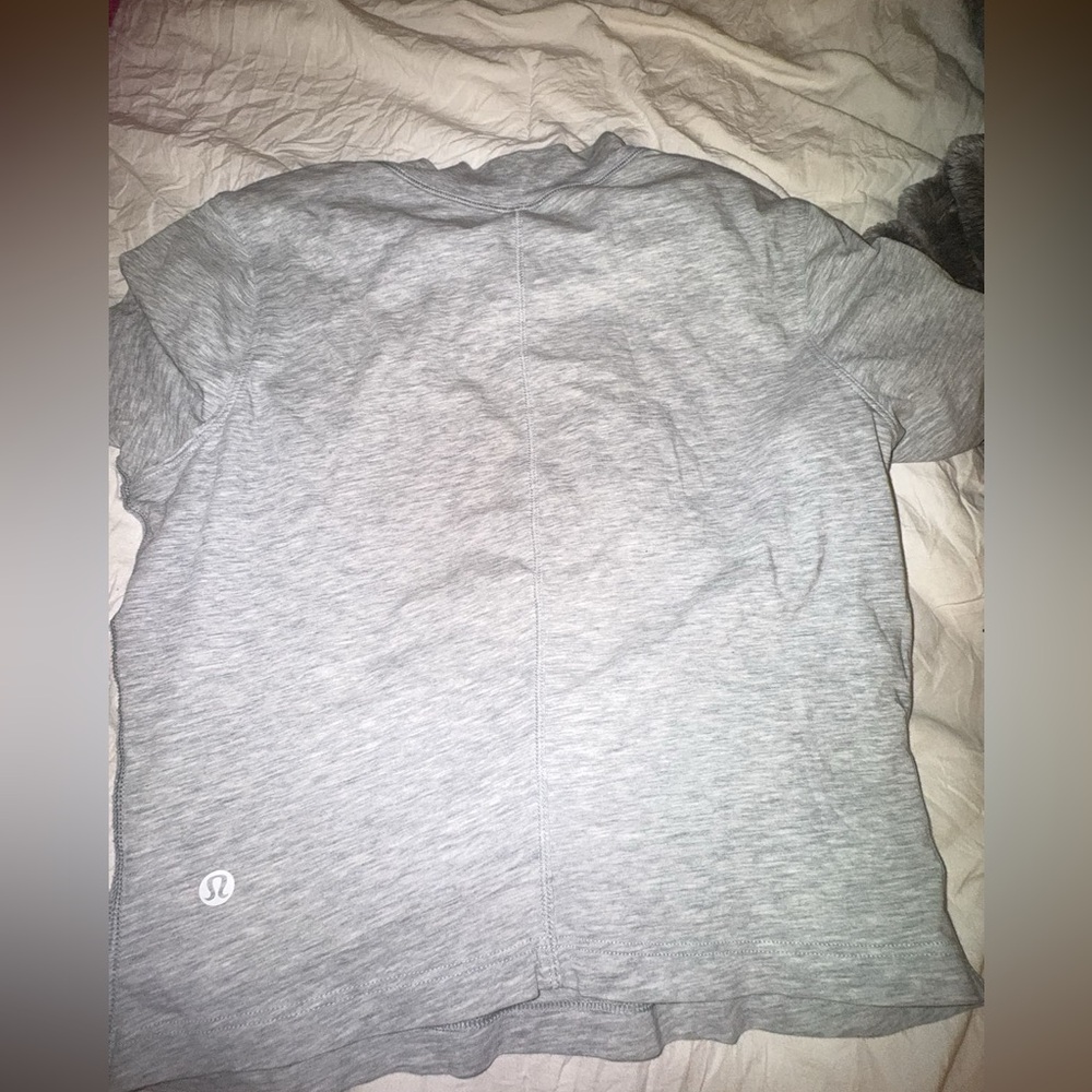 light gray lululemon mock neck